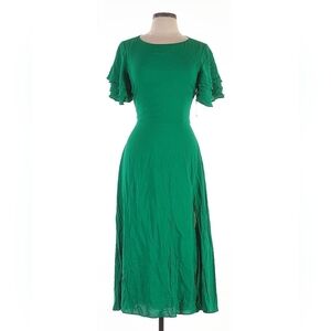 Alexia Admor Lilia Ruffle-Sleeve Midi Dress - Size 10